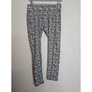 Pact Womens Size Medium Floral Print Leggings Pants Sustainable Stretch Organic